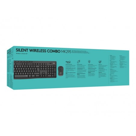 LOGITECH MK295 Silent Wireless Combo - GRAPHITE - ELL - MEDITER LOGITECH MK295 Silent Wireless Combo - GRAPHITE - ELL - MEDITER