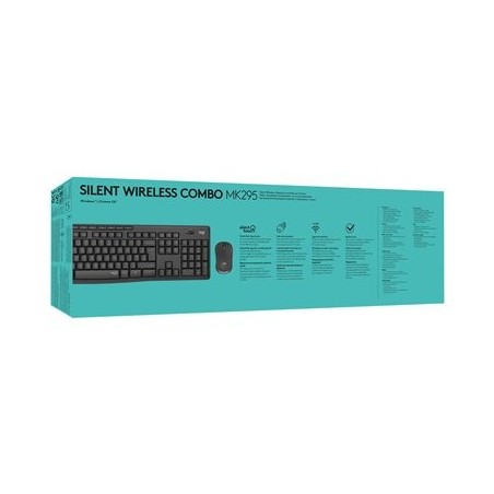 LOGITECH MK295 Silent Wireless Combo - GRAPHITE - ELL - MEDITER LOGITECH MK295 Silent Wireless Combo - GRAPHITE - ELL - MEDITER