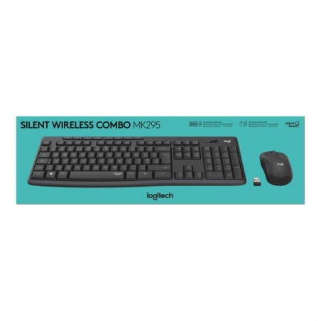 LOGITECH MK295 Silent Wireless Combo - GRAPHITE - ELL - MEDITER LOGITECH MK295 Silent Wireless Combo - GRAPHITE - ELL - MEDITER