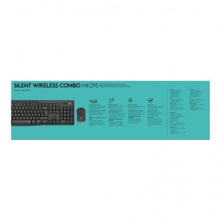 LOGITECH MK295 Silent Wireless Combo - GRAPHITE - ELL - MEDITER LOGITECH MK295 Silent Wireless Combo - GRAPHITE - ELL - MEDITER