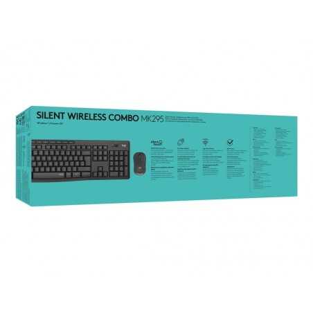 LOGITECH MK295 Silent Wireless Combo - GRAPHITE - RUS - INTNL