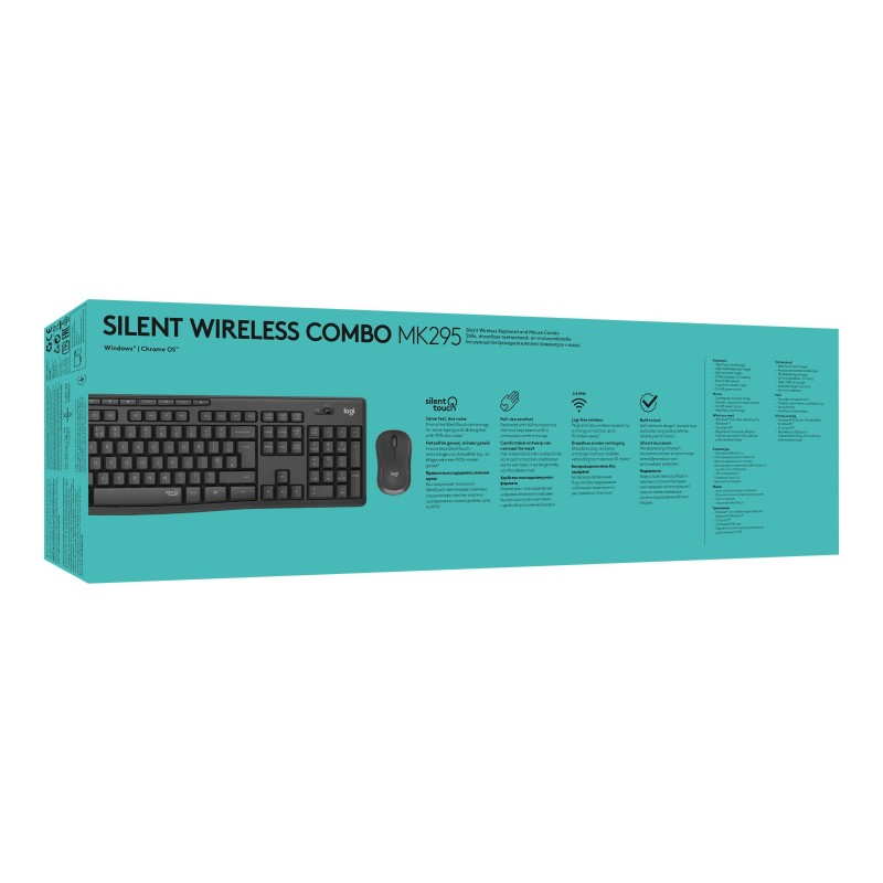 LOGITECH MK295 Silent Wireless Combo - GRAPHITE - RUS - INTNL