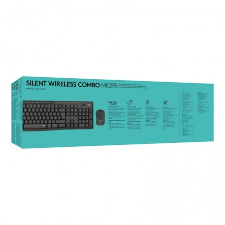 LOGITECH MK295 Silent Wireless Combo - GRAPHITE - RUS - INTNL
