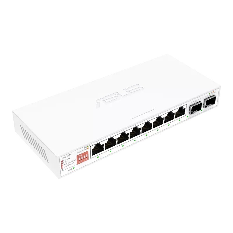 Przełącznik niezarządzalny QG-U1080 8 portów 2.5G + 2 porty 10G SFP+