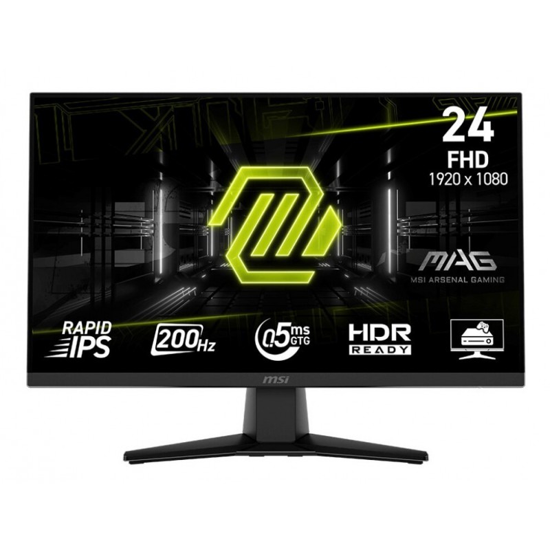 Monitor MAG 242F 23.8 cala/LED/FHD/Flat/200Hz/Czarny Monitor MAG 242F 23.8 cala/LED/FHD/Flat/200Hz/Czarny