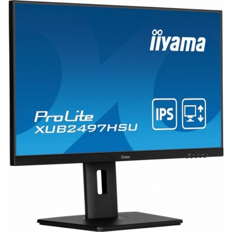 Monitor 24 cale XUB2497HSU-B2 IPS, HDMI, DP, 2x2W, 2xUSB, Pivot, HAS(150mm) /5y/ Monitor 24 cale XUB2497HSU-B2 IPS, HDMI, DP, 2x2W, 2xUSB, Pivot, HAS(150mm) /5y/