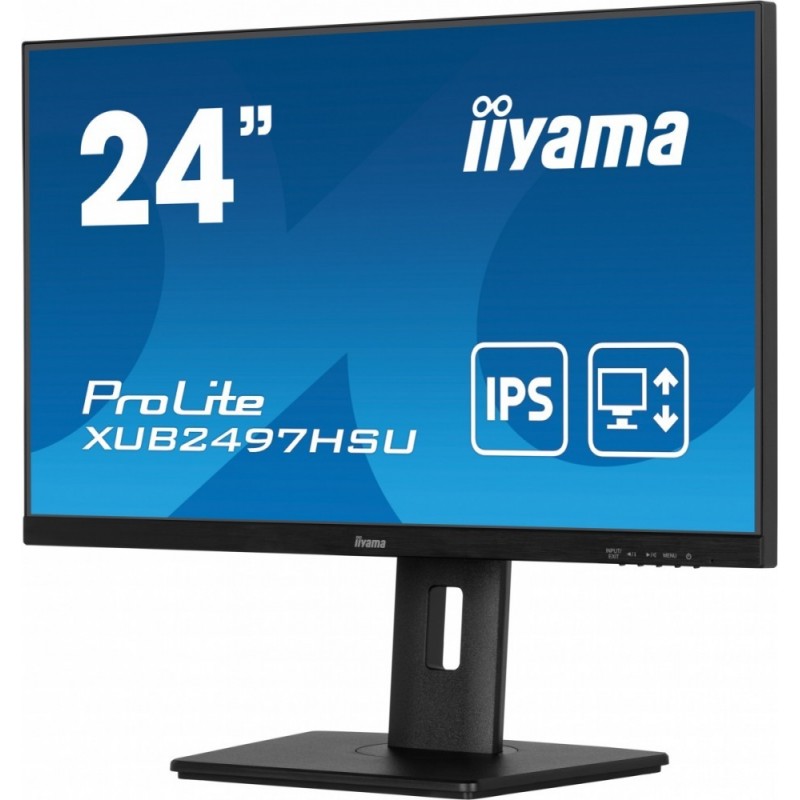 Monitor 24 cale XUB2497HSU-B2 IPS, HDMI, DP, 2x2W, 2xUSB, Pivot, HAS(150mm) /5y/ Monitor 24 cale XUB2497HSU-B2 IPS, HDMI, DP, 2x2W, 2xUSB, Pivot, HAS(150mm) /5y/