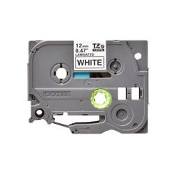 BROTHER TZE231 Brother TZE231 Banda laminata 12mm BLACK ON WHITE