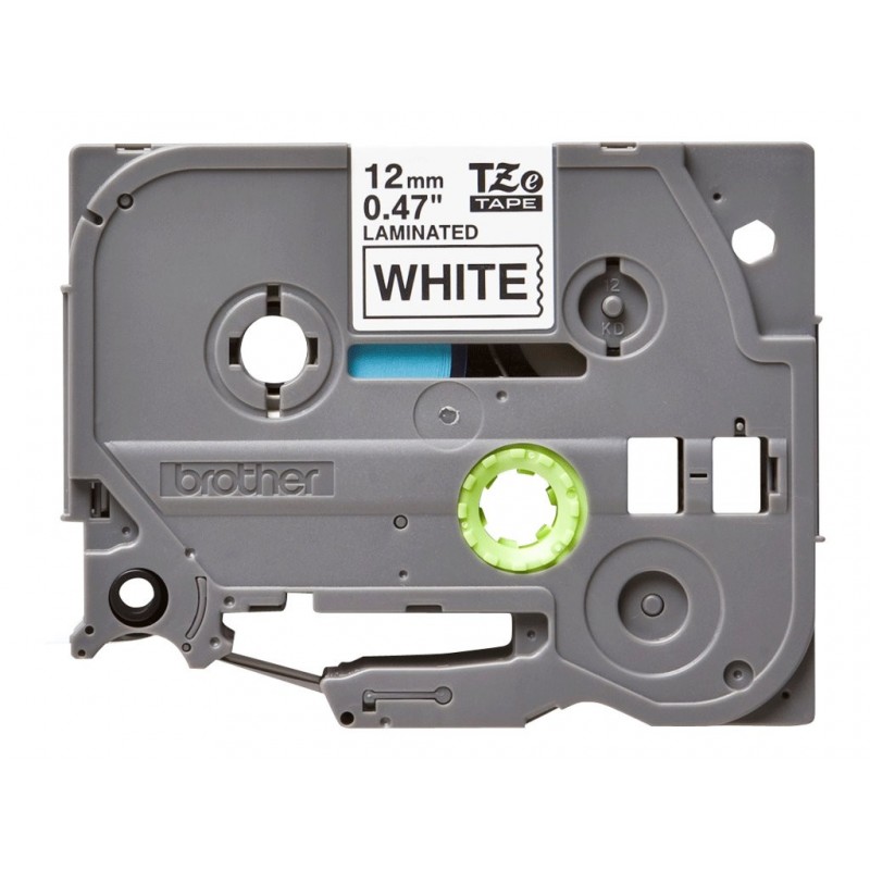 BROTHER TZE231 Brother TZE231 Banda laminata 12mm BLACK ON WHITE