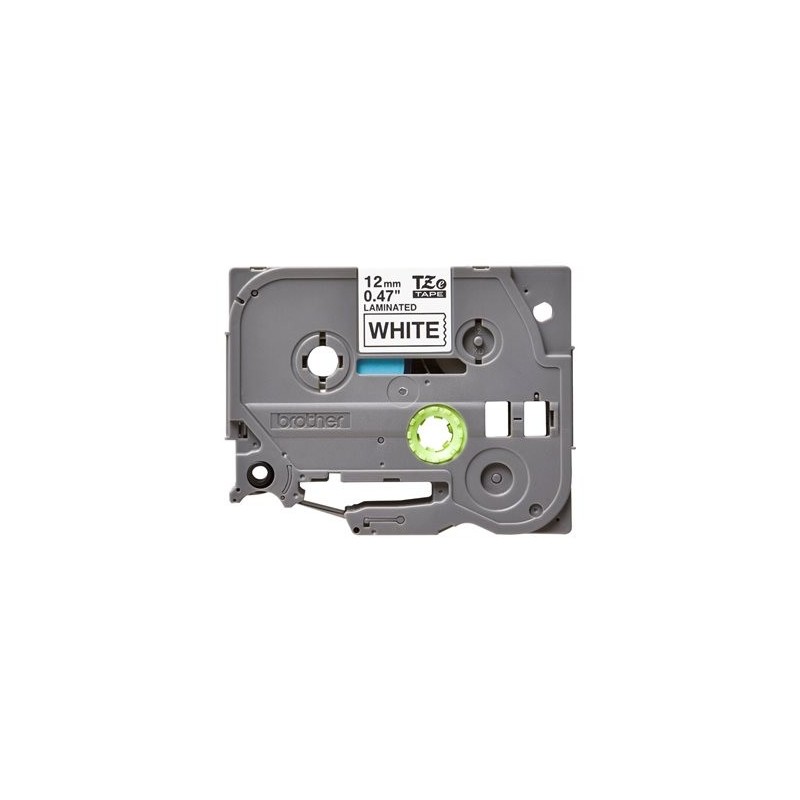 BROTHER TZE231 Brother TZE231 Banda laminata 12mm BLACK ON WHITE