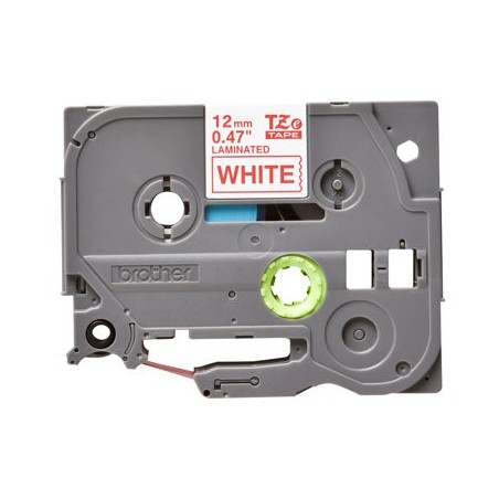 BROTHER TZe232 Taśma Brother 12mm RED ON WHITE