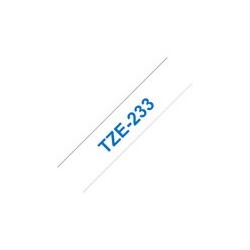 BROTHER TZE233 Tásma Brother12mm BLUE ON WHITE