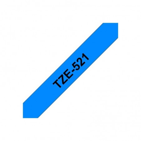 BROTHER TZE521 Taśma Brother 9mm BLACK ON BLUE