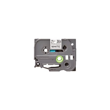 BROTHER TZES241 Tape Brother 18mm BLACK ON WHITE ADHESIVE TAPE