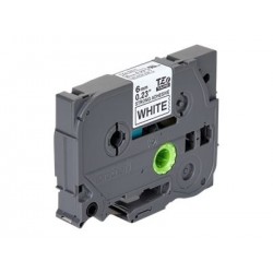 BROTHER TZeS211 Taśma Brother 6mm BLACK ON WHITE ADHESIVE TAPE