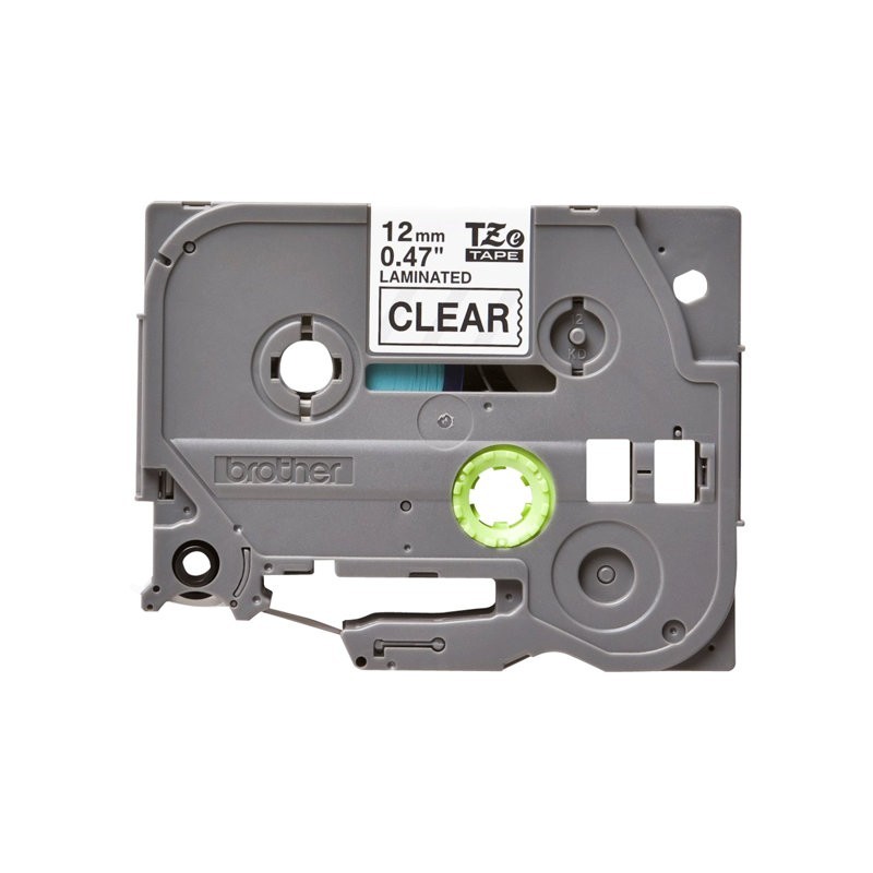 BROTHER TZES131 Taśma Brother 12mm BLACK ON CLEAR ADHESIVE TAPE