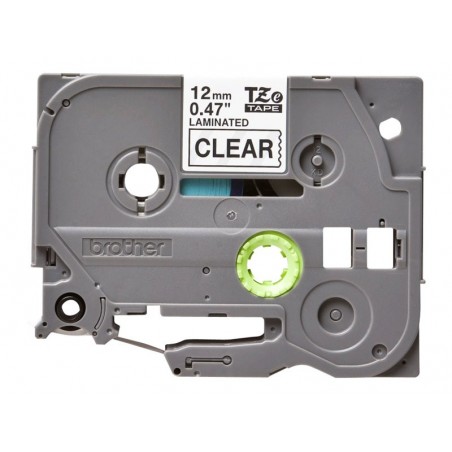 BROTHER TZES131 Taśma Brother 12mm BLACK ON CLEAR ADHESIVE TAPE