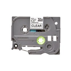 BROTHER TZES131 Taśma Brother 12mm BLACK ON CLEAR ADHESIVE TAPE