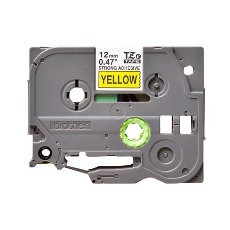 BROTHER TZeS631 Taśma Brother 12mm BLACK ON YELLOW ADHESIVE TAPE