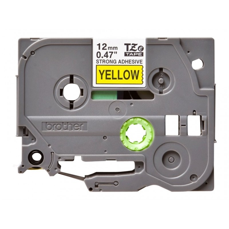 BROTHER TZeS631 Taśma Brother 12mm BLACK ON YELLOW ADHESIVE TAPE