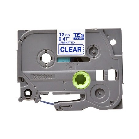 BROTHER TZE133 Taśma Brother 12mm BLUE ON CLEAR