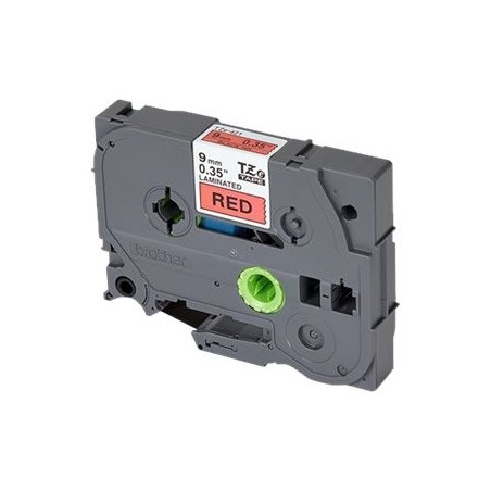 BROTHER TZe421 Taśma Brother 9mm BLACK ON RED