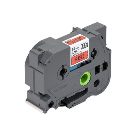 BROTHER TZE451 Taśma Brother 24mm BLACK ON RED