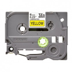 BROTHER TZe611 Taśma Brother 6mm BLACK ON YELLOW