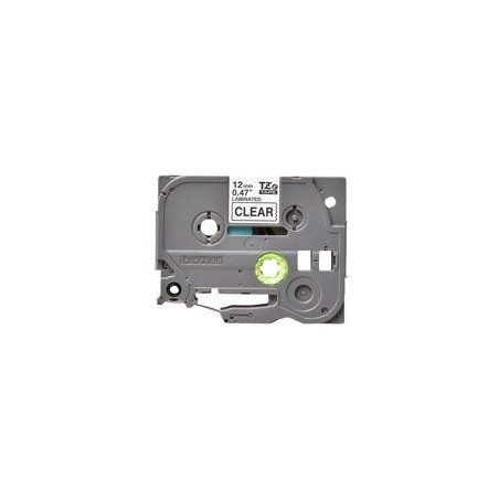BROTHER TZE131 Brother TZE131 Banda laminata 12mm BLACK ON CLEAR