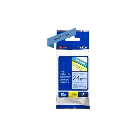 BROTHER TZE551 Taśma Brother 24mm BLACK ON BLUE