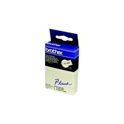 BROTHER TZES651 Taśma Brother 24mm BLACK ON YELLOW ADHESIVE TAPE