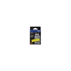 BROTHER TZES651 Taśma Brother 24mm BLACK ON YELLOW ADHESIVE TAPE