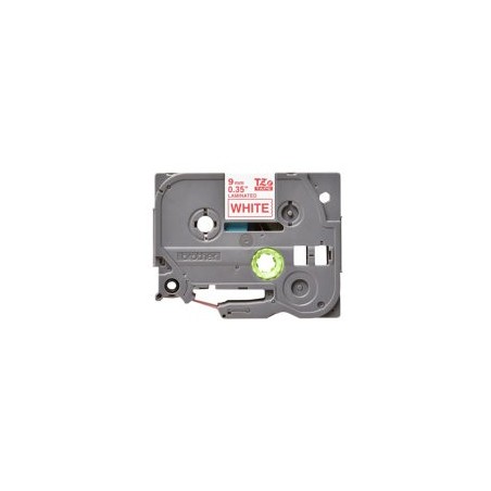 BROTHER TZe222 Taśma Brother 9mm RED ON WHITE