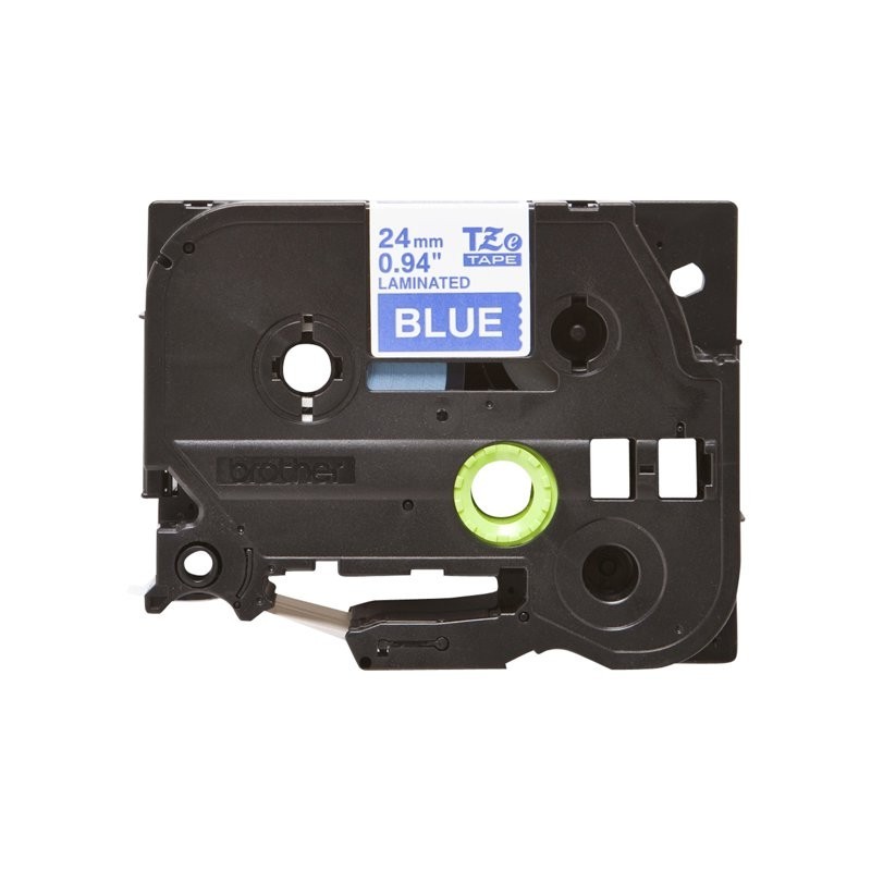 BROTHER TZE555 Taśma Brother 24mm WHITE ON BLUE