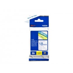 BROTHER TZE243 Taśma Brother 18mm BLUE ON WHITE