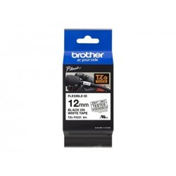 BROTHER TZEFX231 Taśma Brother 12mm BLACK ON WHITE FLEXIBLE ID