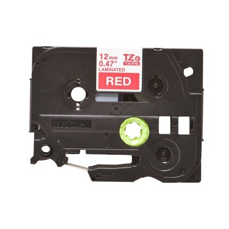 BROTHER TZE435 Taśma Brother 12mm WHITE ON RED