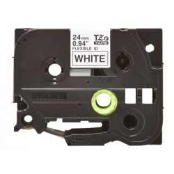 BROTHER TZEFX251 Taśma Brother 24mm BLACK ON WHITE FLEXIBLE ID