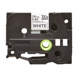 BROTHER TZEFX251 Taśma Brother 24mm BLACK ON WHITE FLEXIBLE ID