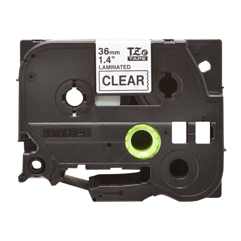 BROTHER TZE161 Taśma Brother 36mm BLACK ON CLEAR