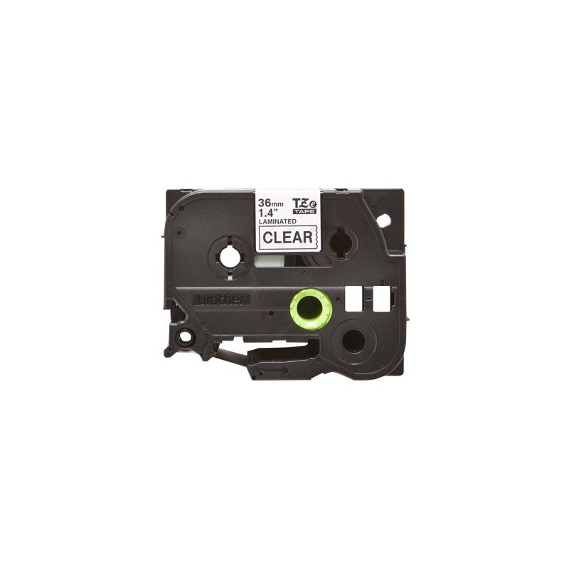 BROTHER TZE161 Taśma Brother 36mm BLACK ON CLEAR