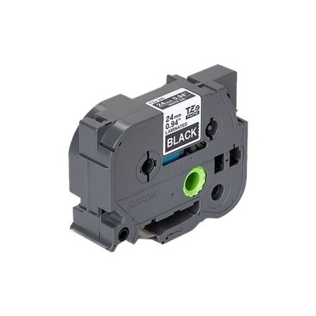 BROTHER TZE355 Taśma Brother 24mm White on Black