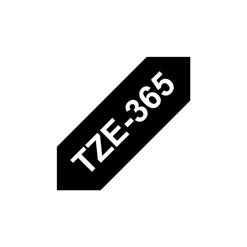 BROTHER TZE365 Taśma Brother 36mm WHITE ON BLACK