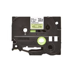 BROTHER TZEC51 Taśma Brother 24mm BLACK ON FLUO. YELLOW