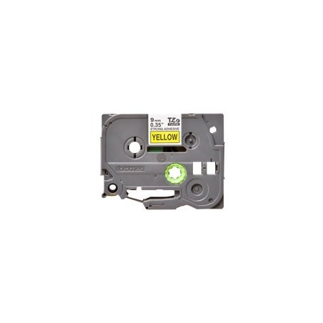 BROTHER TZeS621 Taśma Brother 9mm BLACK ON YELLOW ADHESIVE TAPE