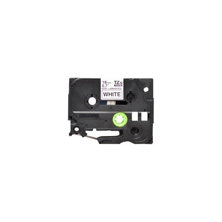 BROTHER TZEN241 Taśma Brother 18mm BLACK ON WHITE NON LAMINATED