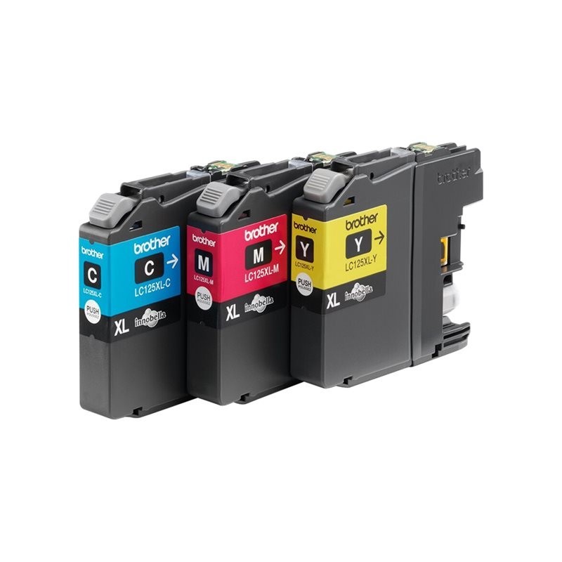 BROTHER LC125XLRBWBP Zestaw Brother LC125XLRBWBP CMY Blister Pack 1 200str MFC-J4510DW
