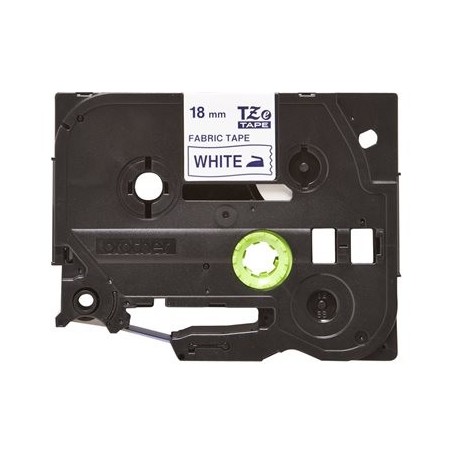 BROTHER Tape TZeFA4B 18mm Blue on White background Thermo sticky 3M