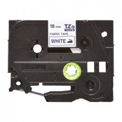 BROTHER Tape TZeFA4B 18mm Blue on White background Thermo sticky 3M