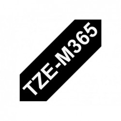 BROTHER TZeM365 tape white on blank black surface 36mm